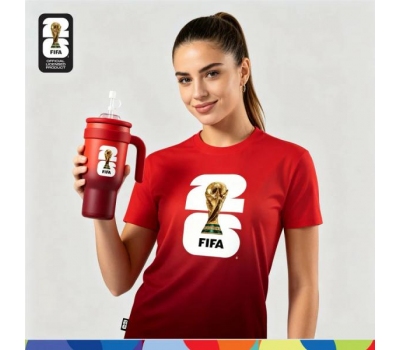 FIFA World Cup 2026™ Red Gradient Jersey + 900ml Red Tumbler ( MY ONLY )